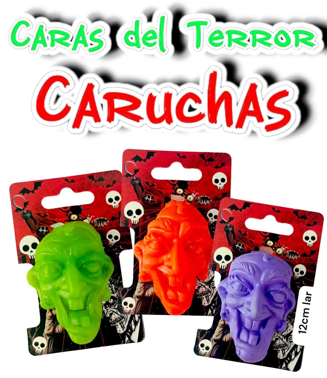 Caras del Terror CARUCHAS Con Carton Exhibidor 